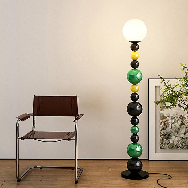 Colorful Round Ball Floor Lamp - Vakkerlight