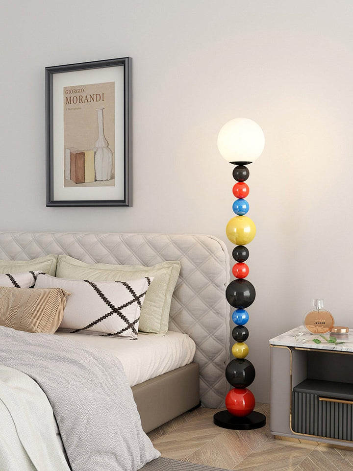 Colorful Round Ball Floor Lamp - Vakkerlight