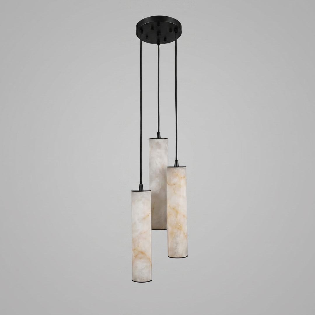 Column Alabaster Staircase Chandelier - Vakkerlight
