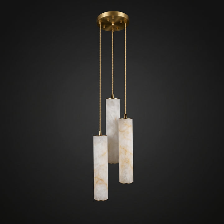 Column Alabaster Staircase Chandelier - Vakkerlight