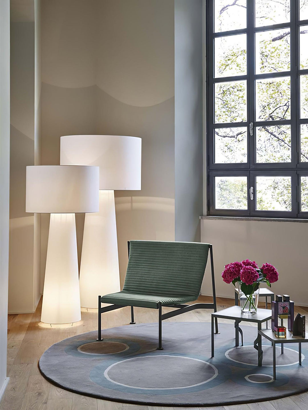 Column Fabric Floor Lamp - Vakkerlight