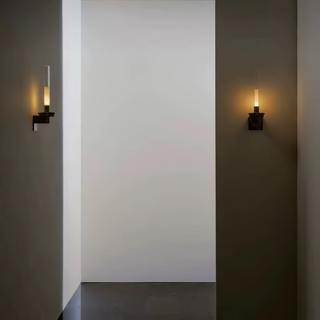 Column Torch Wall Sconce