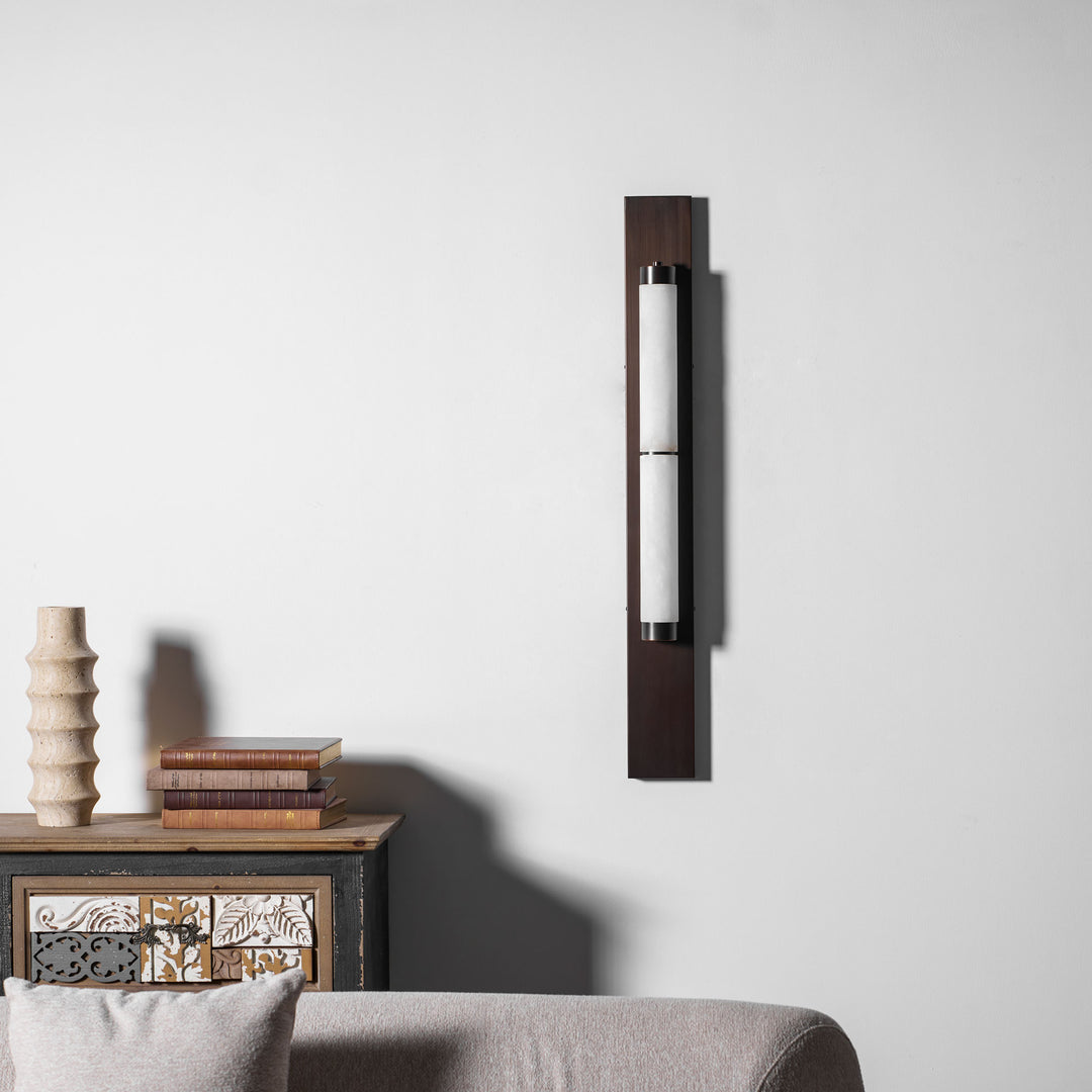 Columnar Alabaster Sconce - Vakkerlight
