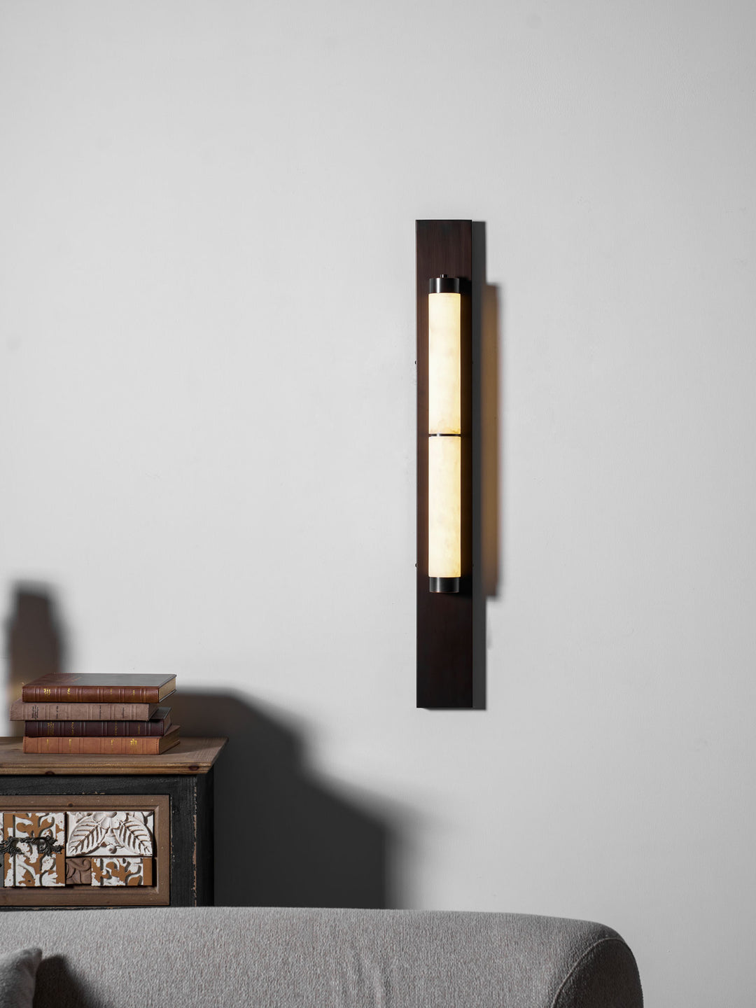 Columnar Alabaster Sconce - Vakkerlight