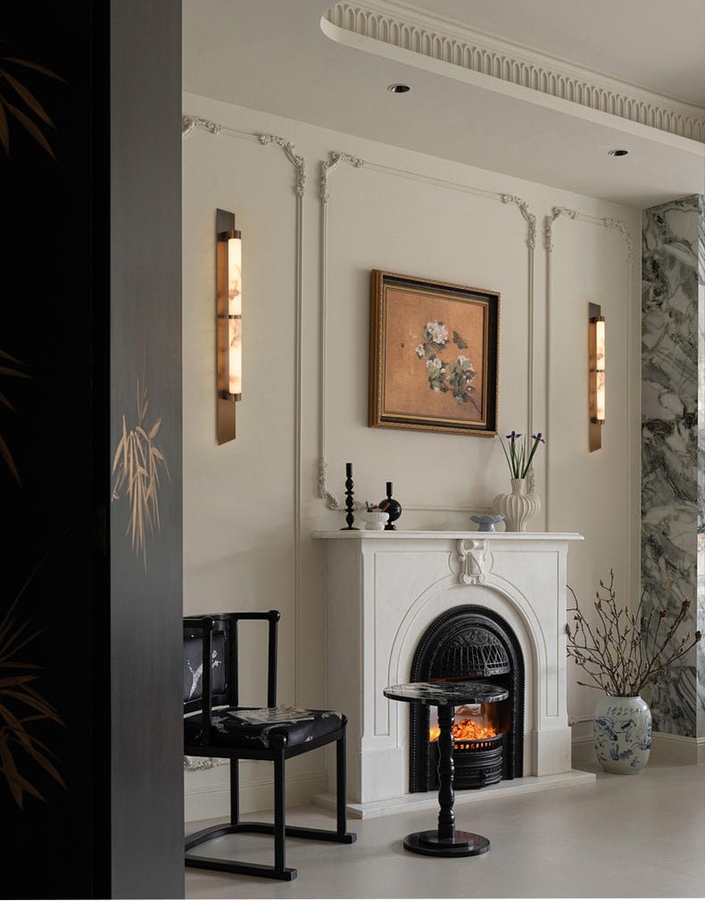 Columnar Alabaster Sconce - Vakkerlight