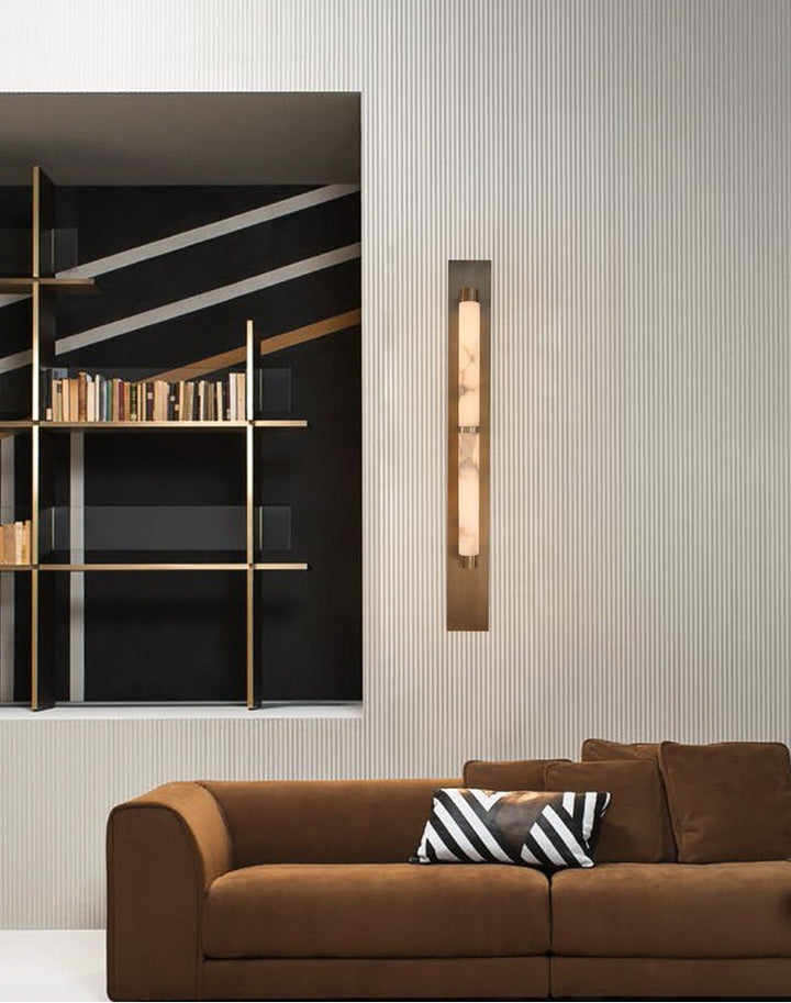 Columnar Alabaster Sconce - Vakkerlight