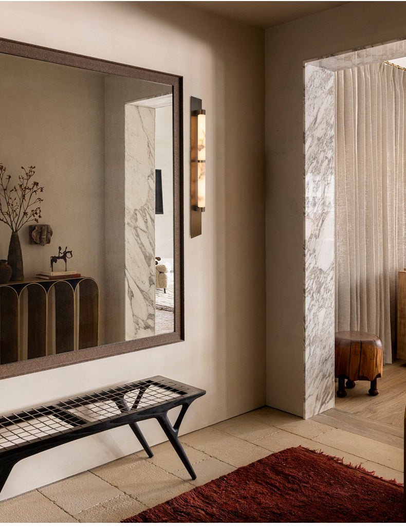 Columnar Alabaster Sconce - Vakkerlight