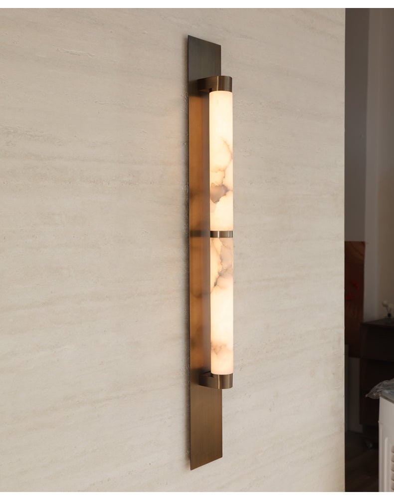 Columnar Alabaster Sconce - Vakkerlight