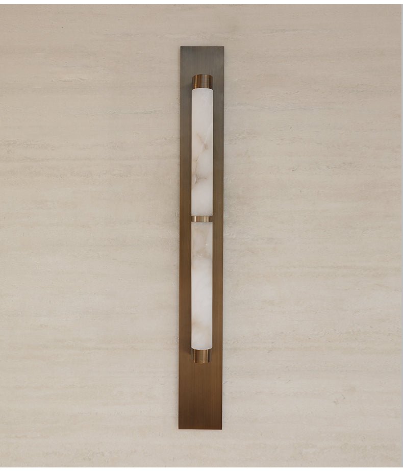 Columnar Alabaster Sconce - Vakkerlight