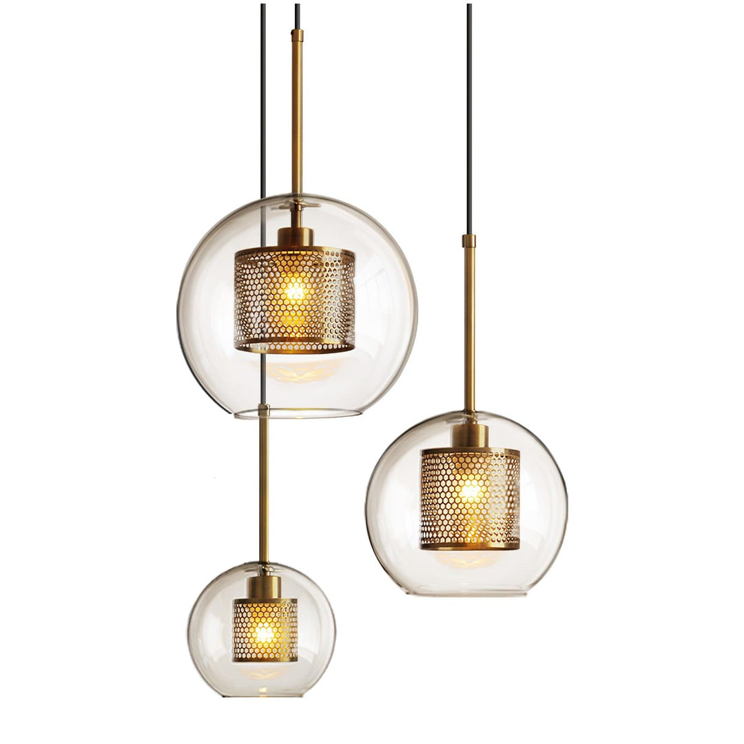 Combined Chiswick Glass Pendant Light - Vakkerlight