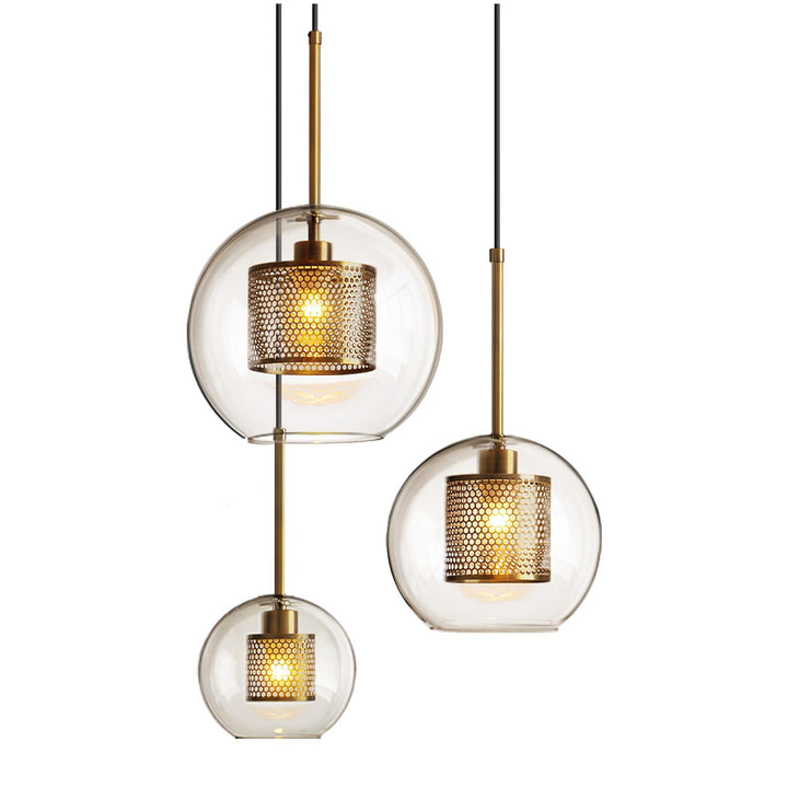 Combined Chiswick Glass Pendant Light - Vakkerlight