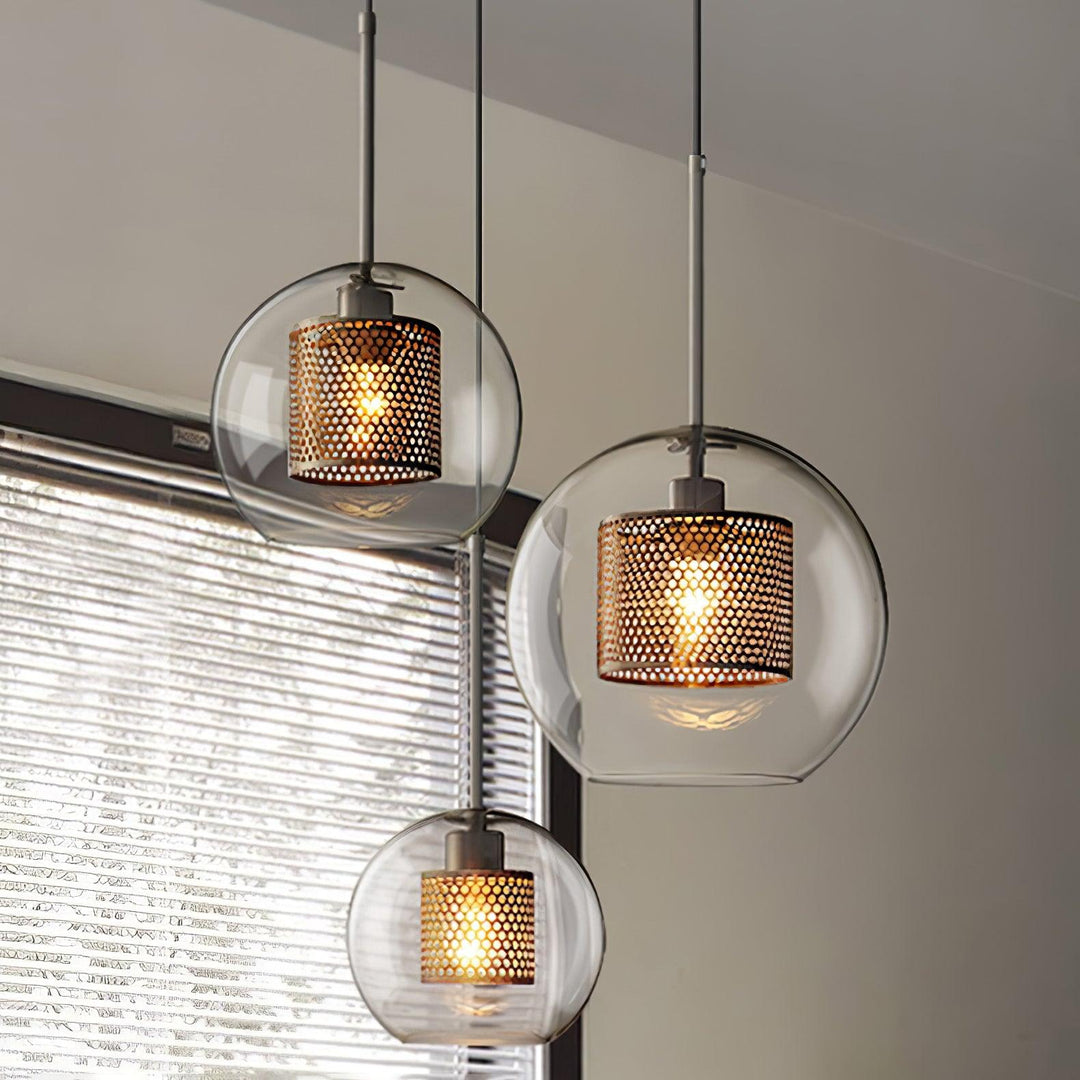 Combined Chiswick Glass Pendant Light - Vakkerlight