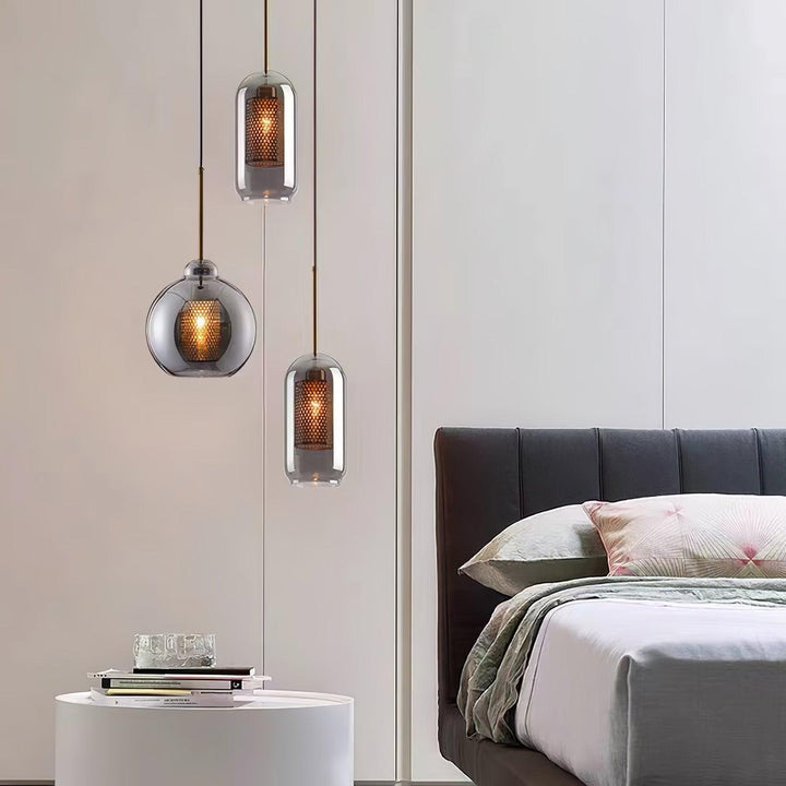 Combined Chiswick Glass Pendant Light - Vakkerlight