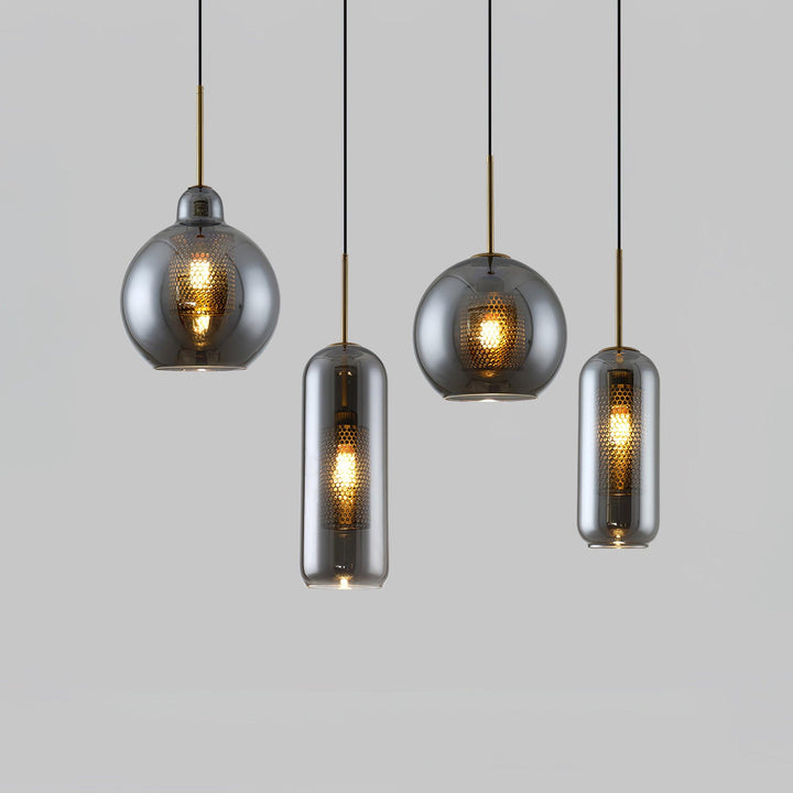 Combined Chiswick Glass Pendant Light - Vakkerlight