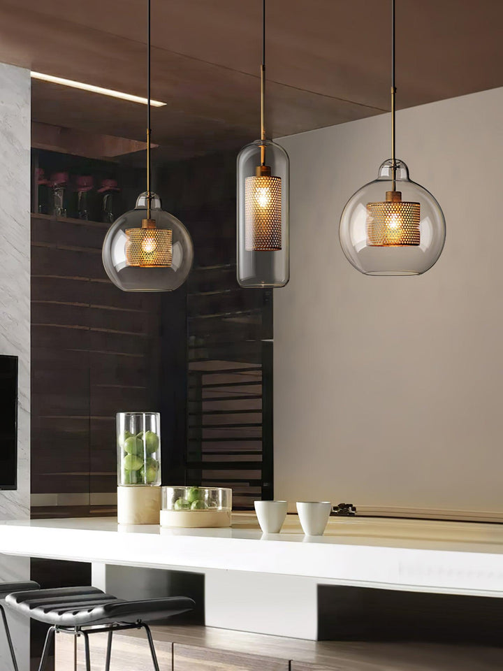 Combined Chiswick Glass Pendant Light - Vakkerlight