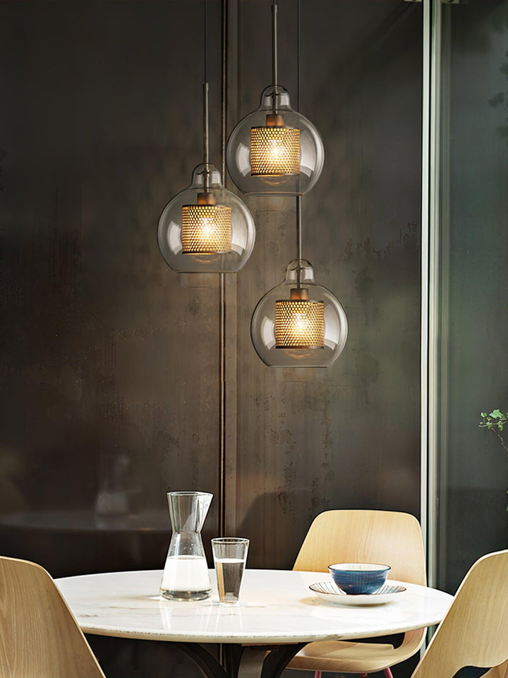 Combined Chiswick Glass Pendant Light - Vakkerlight