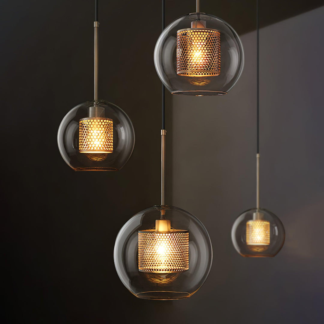 Combined Chiswick Glass Pendant Light - Vakkerlight