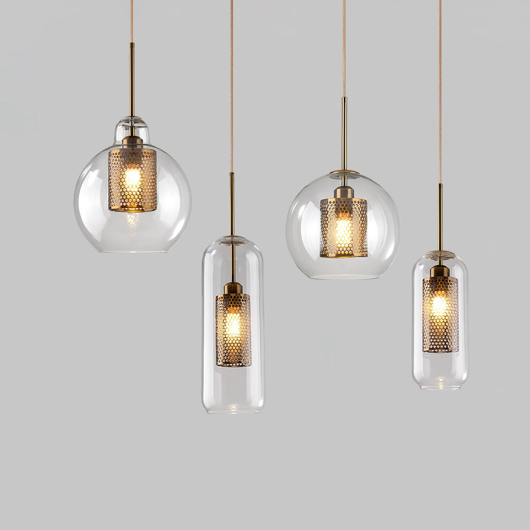 Combined Chiswick Glass Pendant Light - Vakkerlight