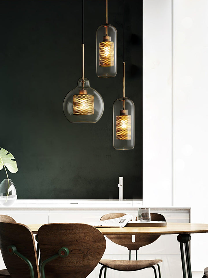 Combined Chiswick Glass Pendant Light - Vakkerlight