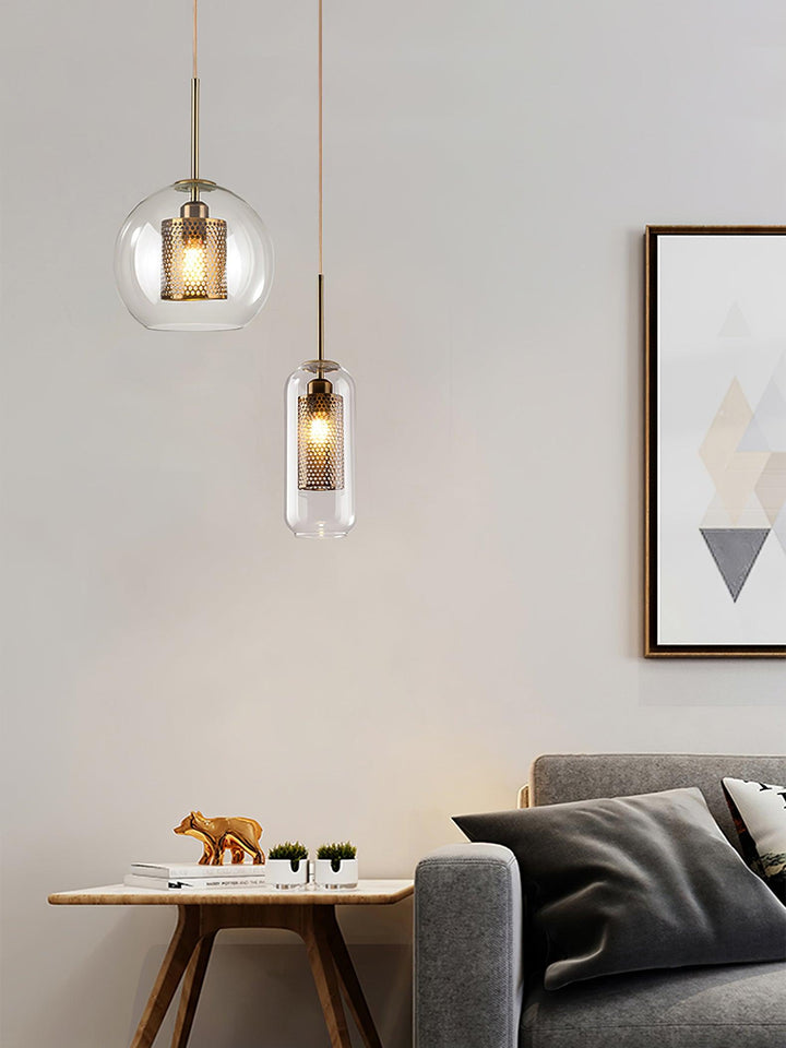 Combined Chiswick Glass Pendant Light - Vakkerlight