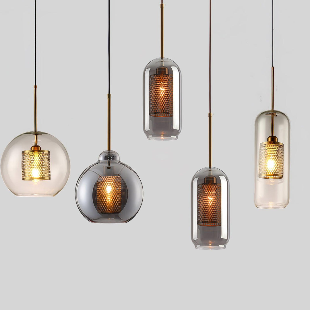 Combined Chiswick Glass Pendant Light - Vakkerlight