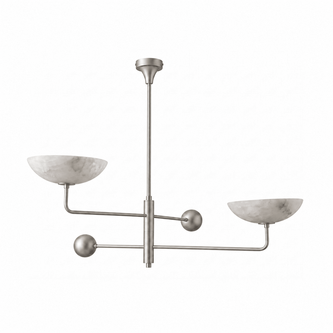 Compass Alabaster Bowl Chandelier - Vakkerlight