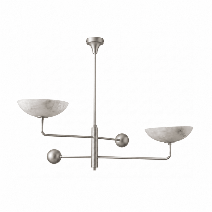 Compass Alabaster Bowl Chandelier - Vakkerlight