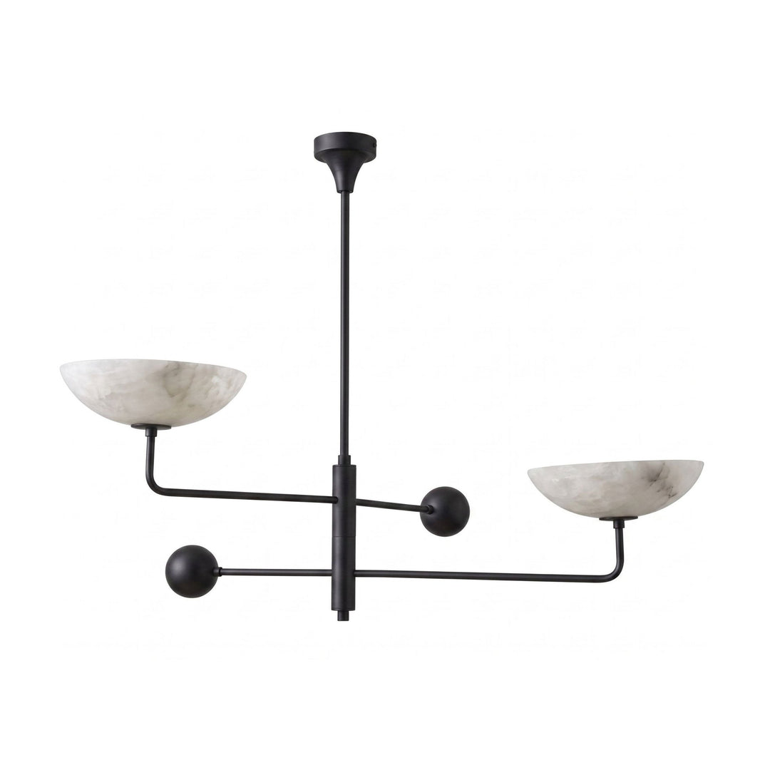 Compass Alabaster Bowl Chandelier - Vakkerlight