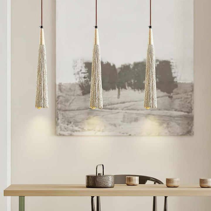 Concrete Pleated Pendant Lamp - Vakkerlight