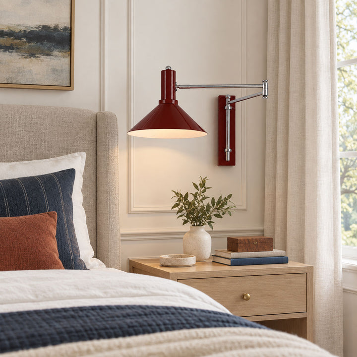 Cone Swing Arm Wall Sconce