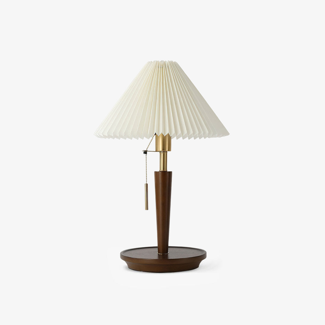 Cone Pleated Fabric Table Lamp - Vakkerlight
