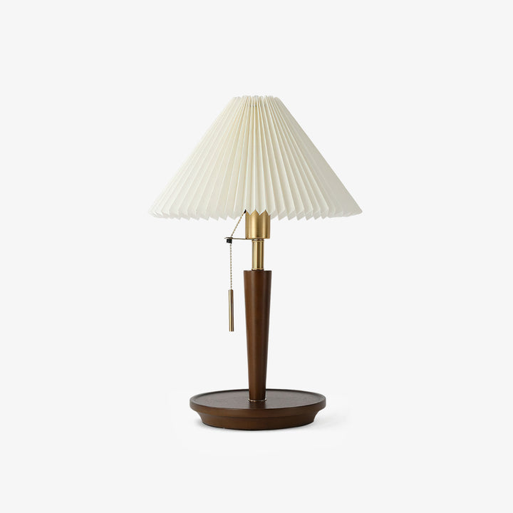 Cone Pleated Fabric Table Lamp - Vakkerlight
