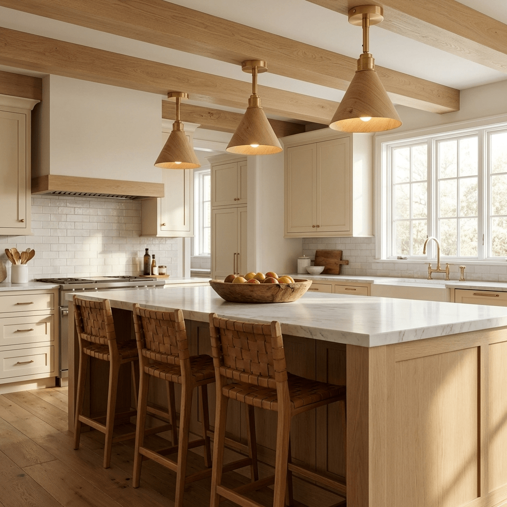 Cone Semi - Flush Ceiling Light - Vakkerlight