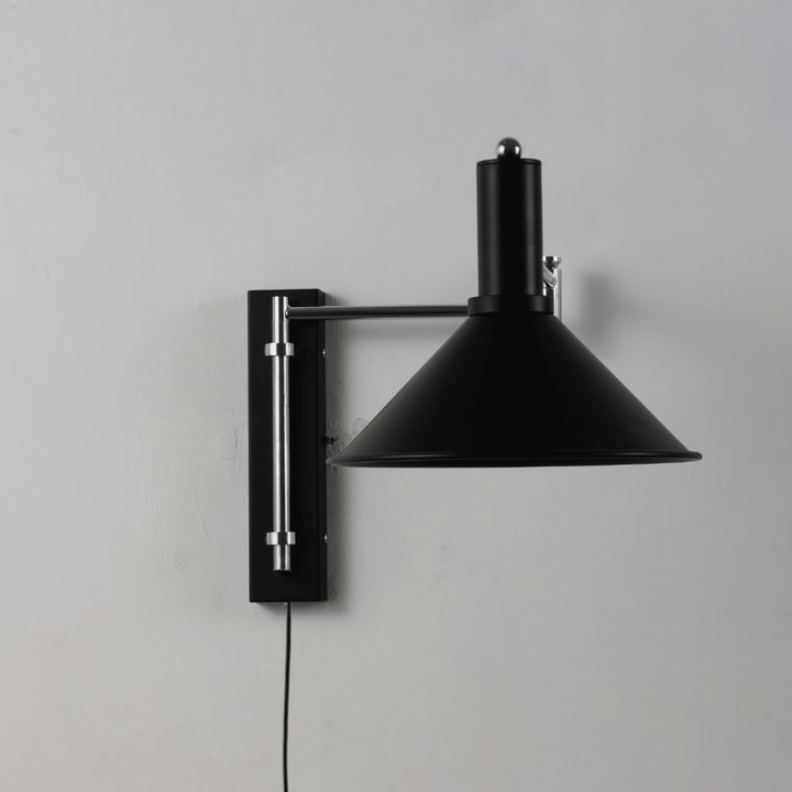 Cone Swing Arm Plug-in Wall Sconce - Vakkerlight