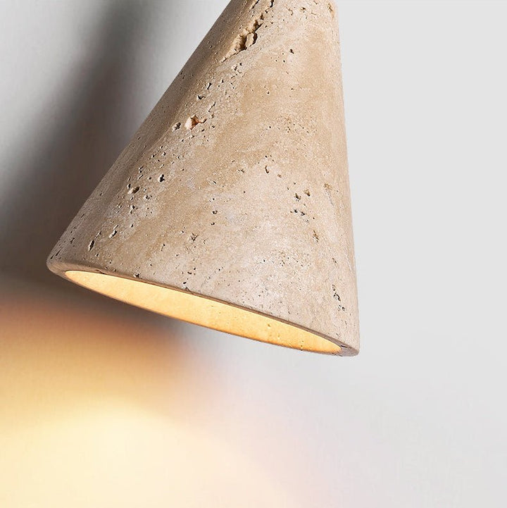 Cone Wood Bead Wall Sconce - Vakkerlight