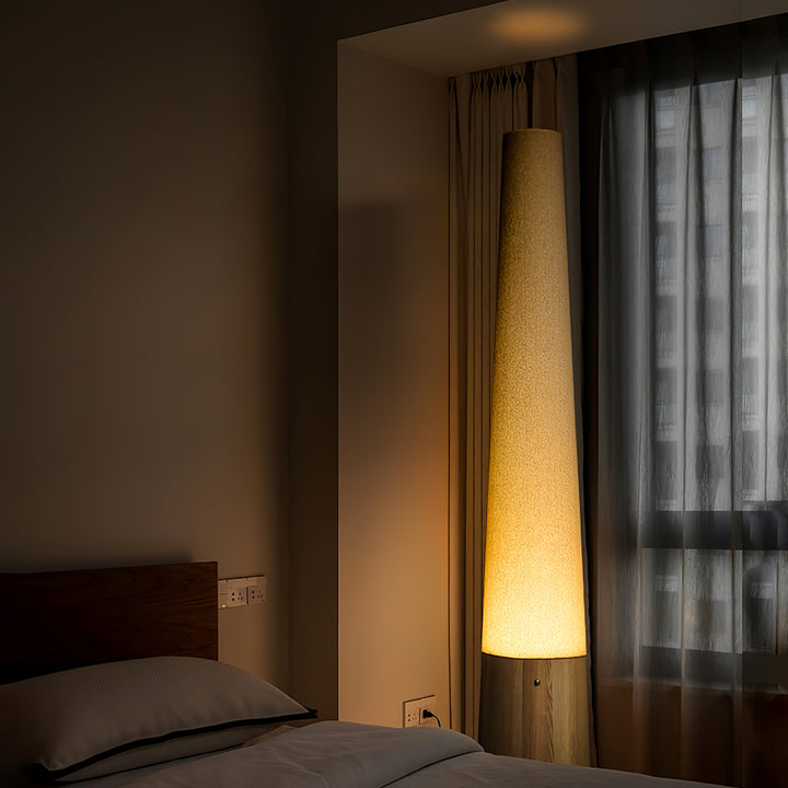 Cone Wooden Floor Lamp - Vakkerlight