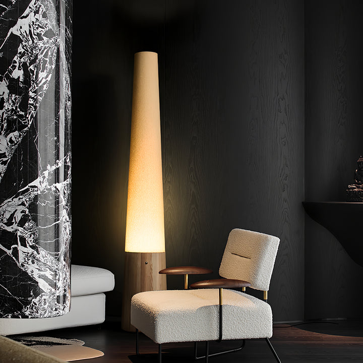 Cone Wooden Floor Lamp - Vakkerlight