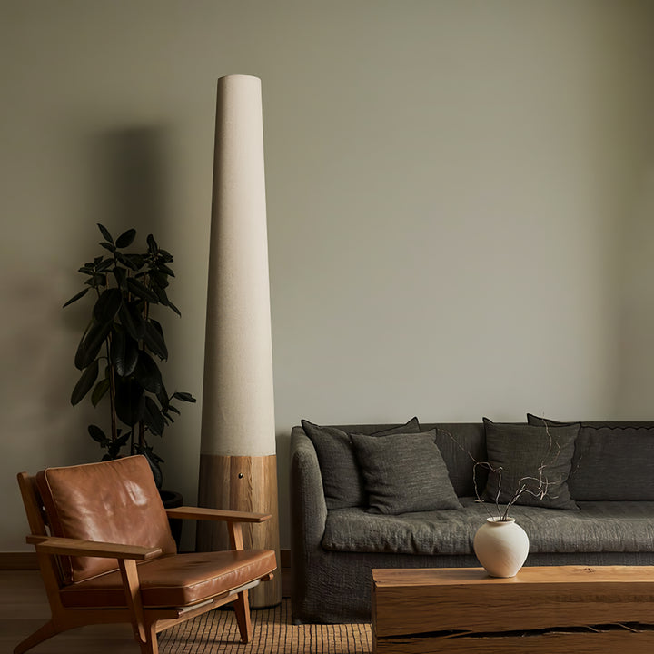 Cone Wooden Floor Lamp - Vakkerlight