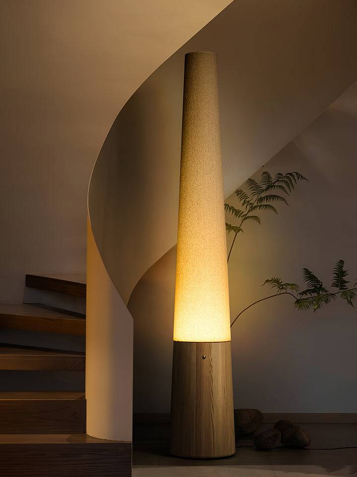 Cone Wooden Floor Lamp - Vakkerlight