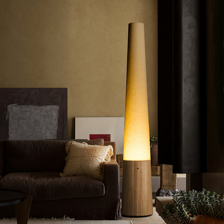 Cone Wooden Floor Lamp - Vakkerlight