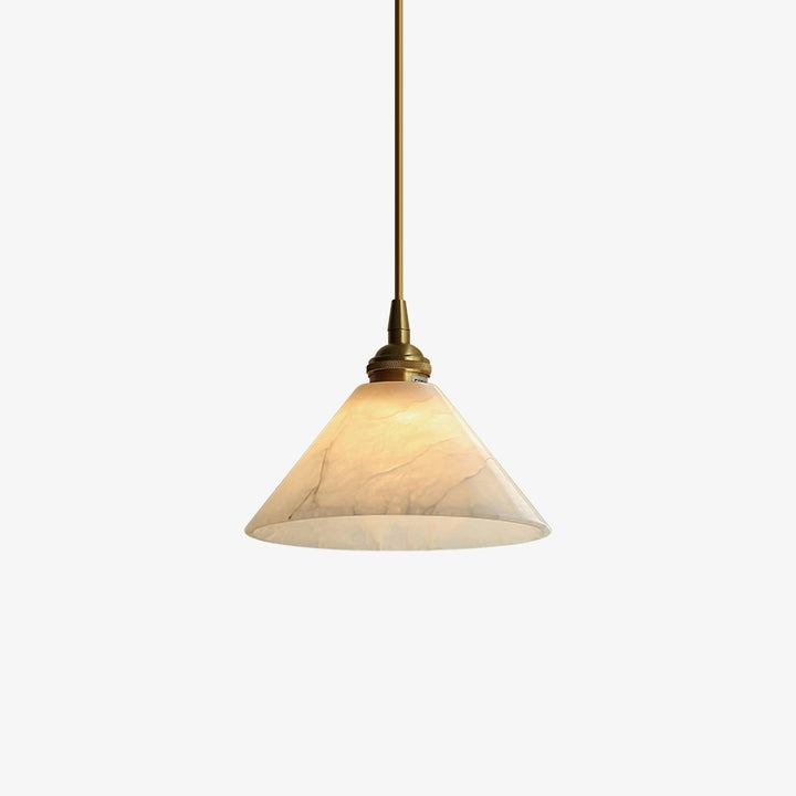 Conical Brass Pendant Lamp - Vakkerlight