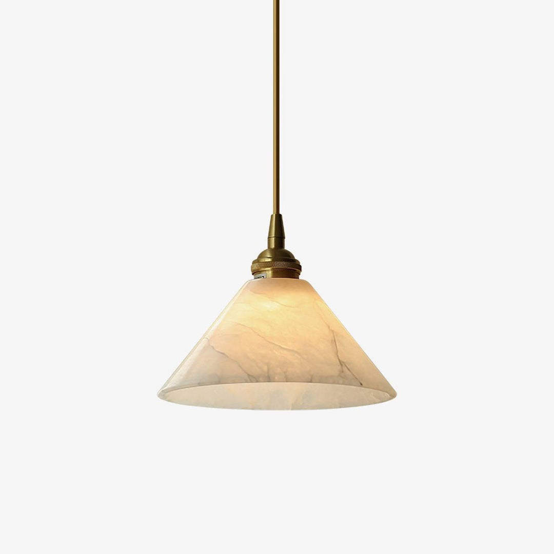 Conical Brass Pendant Lamp - Vakkerlight