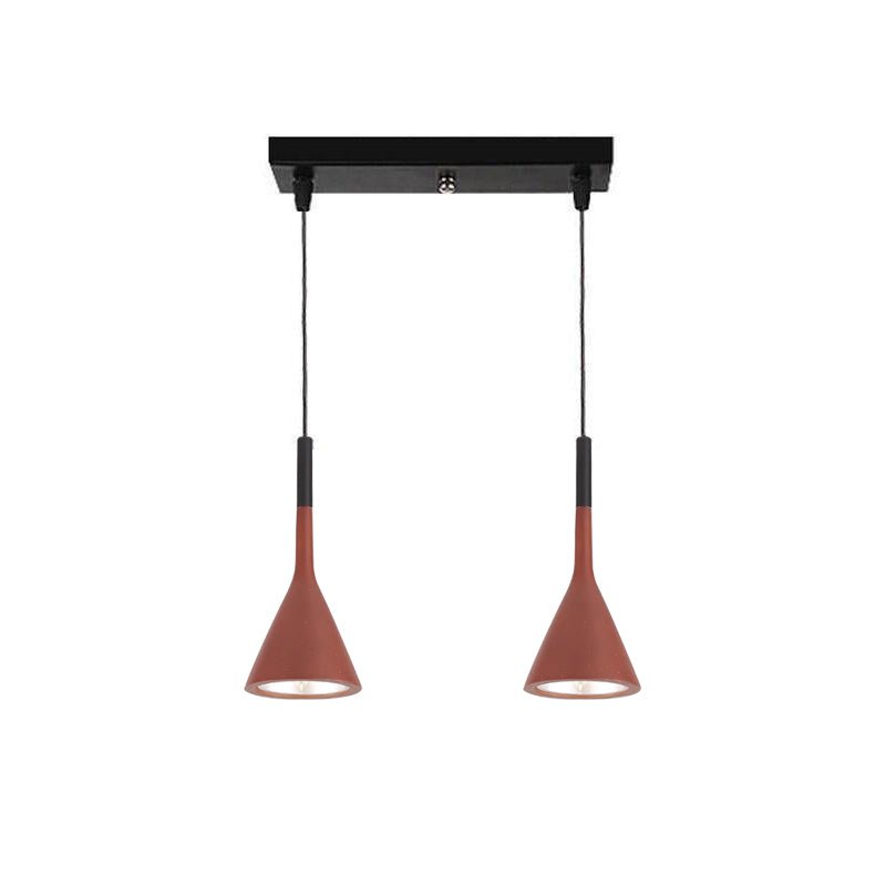 Conical Concrete Pendant Light - Vakkerlight