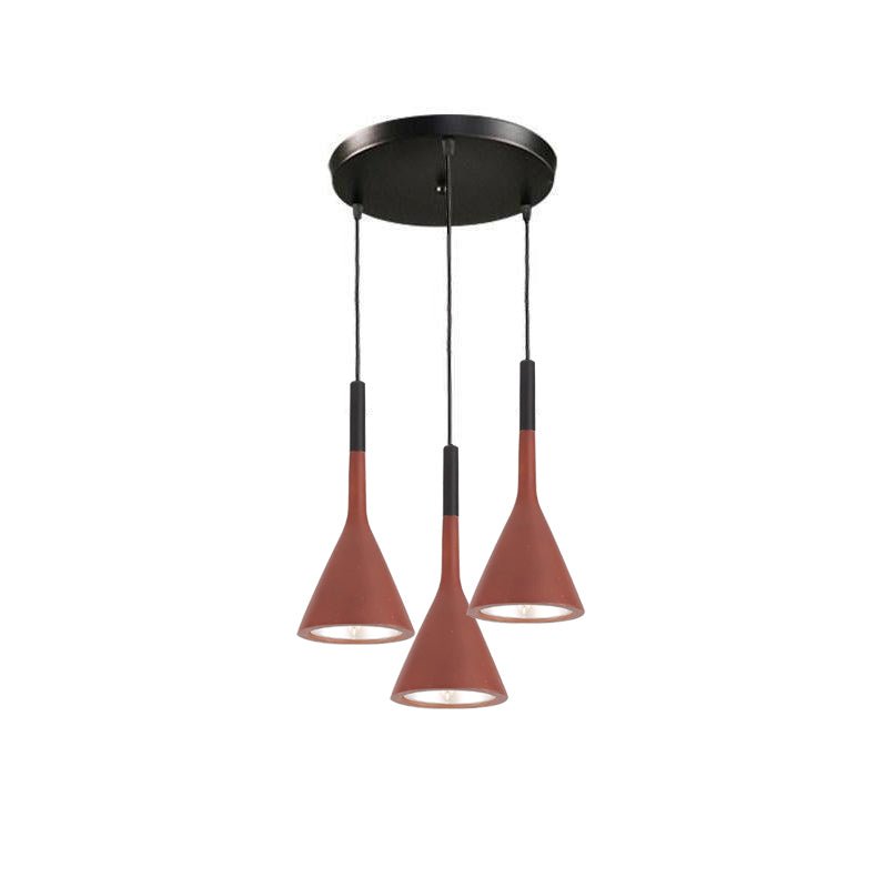 Conical Concrete Pendant Light - Vakkerlight