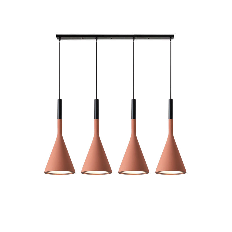 Conical Concrete Pendant Light