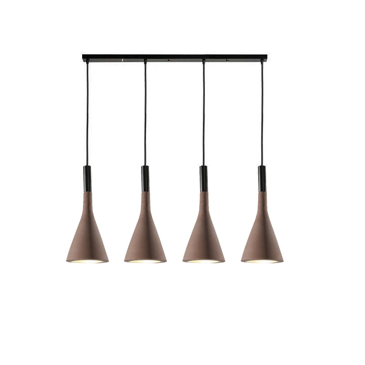 Conical Concrete Pendant Light