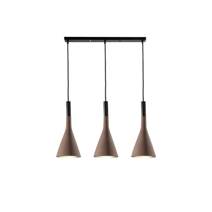 Conical Concrete Pendant Light