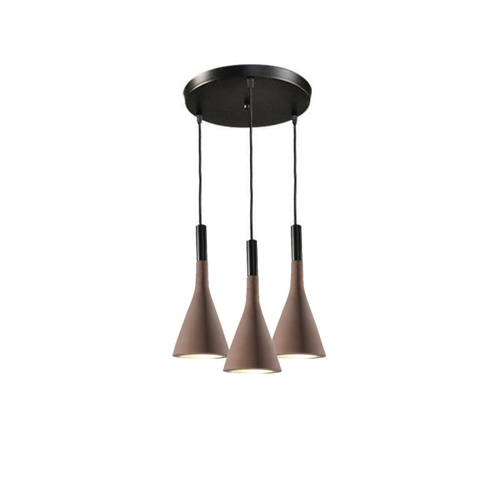 Conical Concrete Pendant Light