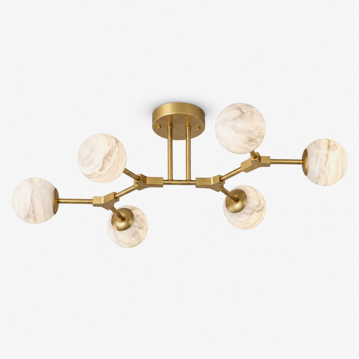 Coral Alabaster Chandelier