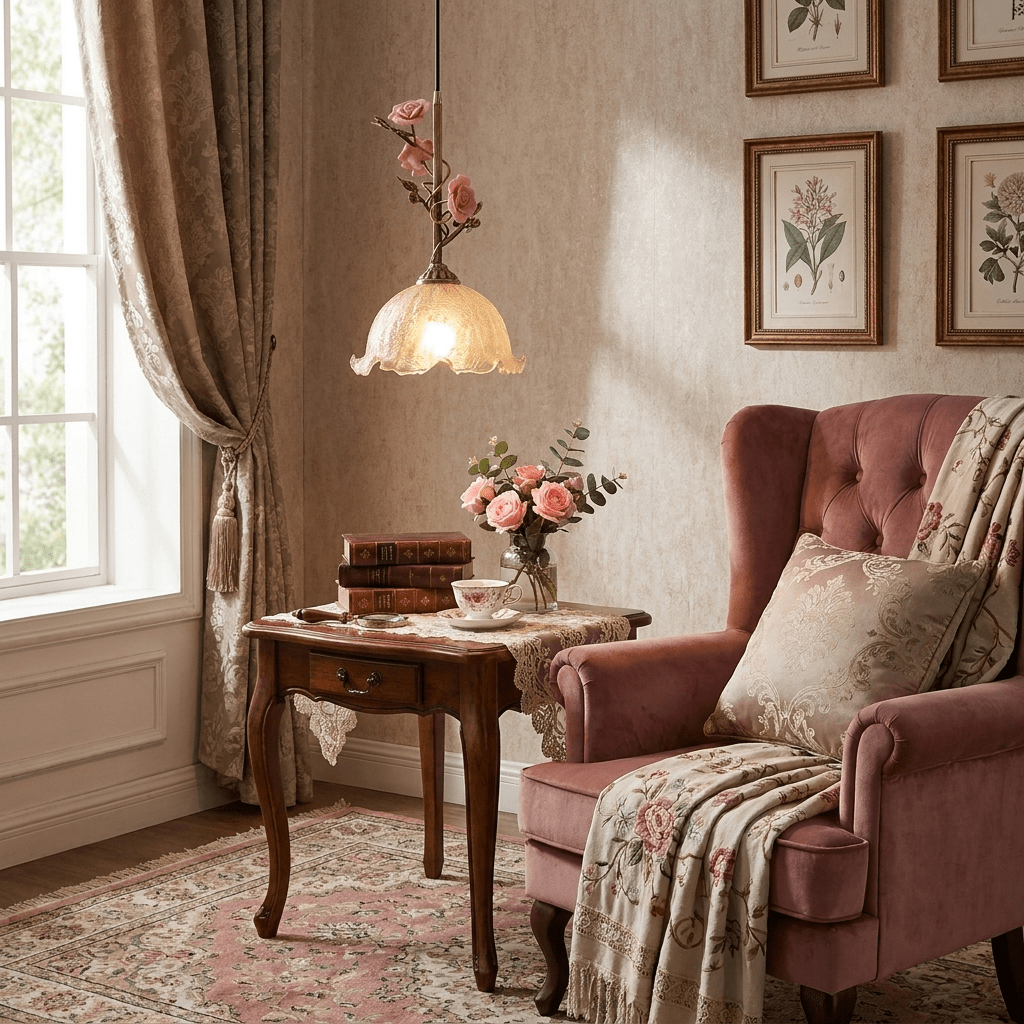 Coralise Rose Pendant Lamp - Vakkerlight